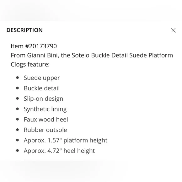 GIANNI BINI SOTELO BUCKLE DETAIL SUEDE PLATFORM CLOGS. SIZE 8.5M - Picture 12 of 12